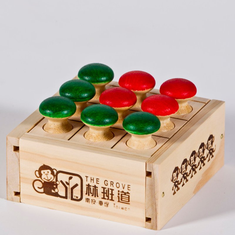 井字遊戲 - 桌遊/卡牌 - 木頭 卡其色