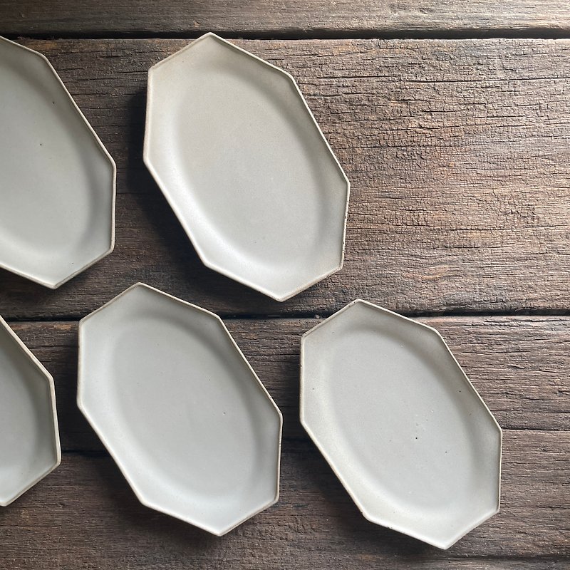 Zero series—octagonal plate - Plates & Trays - Pottery White