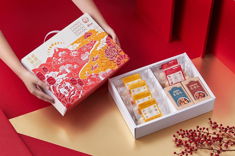 [Matsu Selected Gift Box] [Popular Best Seller] Matsu Old Wine Noodles/Sorghum Bean Curd Gift Box Set - อื่นๆ - วัสดุอื่นๆ 