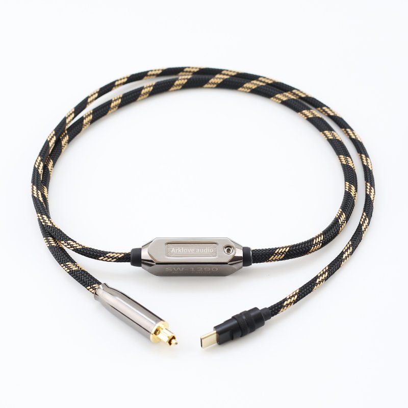 Type-c - 光ファイバー光デジタル デコード ケーブル [M163] 携帯電話 type-c Android 単結晶ブロンズ - ガジェット - その他の素材 