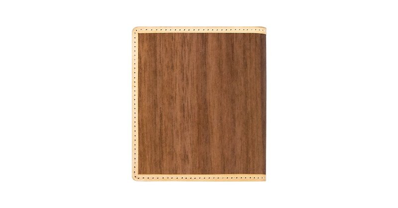 【TREETHER】 Walnut Clip Wallet - Wallets - Wood Khaki