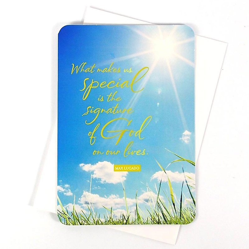 God gives us 【Hallmark-Christ Card】 - Cards & Postcards - Paper Blue