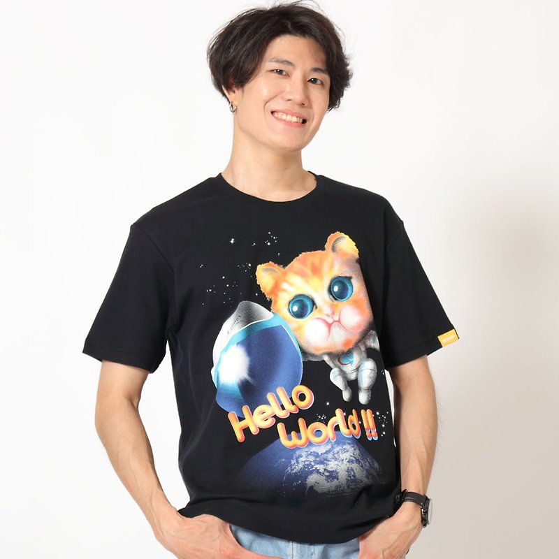 Space Cat / Space Cat - Men's T-Shirts & Tops - Cotton & Hemp 