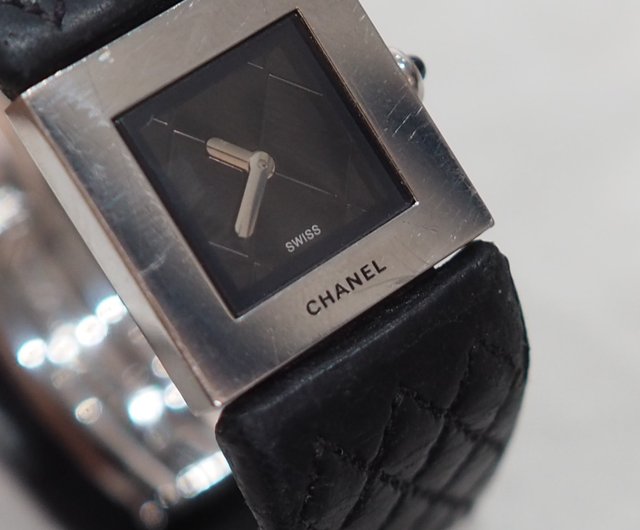 m*s様 シャネル CHANEL マトラッセ 腕時計 ヴィンテージ ウォッチ シ CHANEL シャネル マトラッセ ウォッチ 腕時計 シルバー レザー