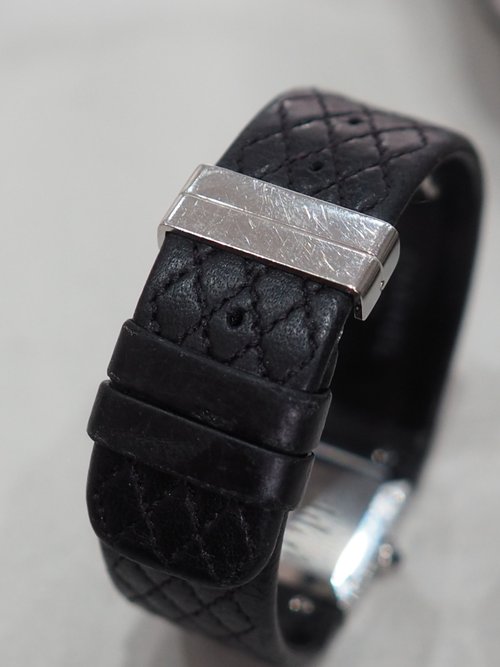 CHANEL シャネル マトラッセ ウォッチ 腕時計 シルバー レザー