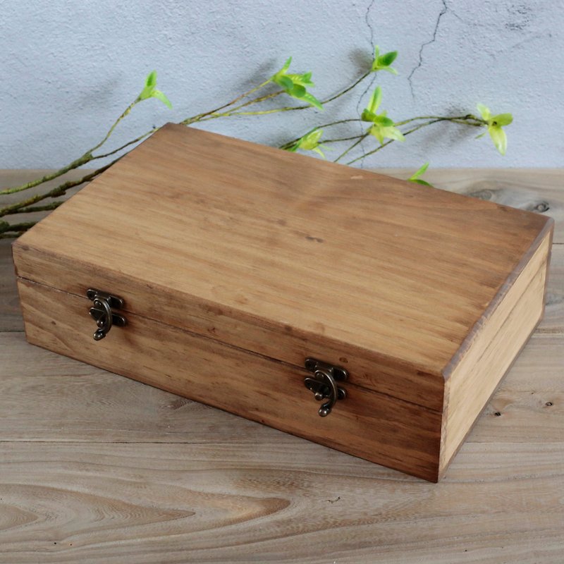 Walnut color wood wax oil dyed wood oil wood box 60 grid 10ml - Fragrances - Wood 