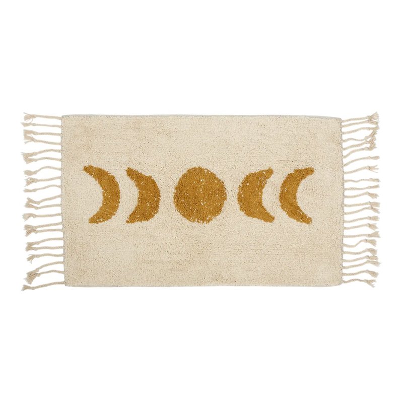 À la Collection handmade moon knitted rug - Rugs & Floor Mats - Cotton & Hemp 
