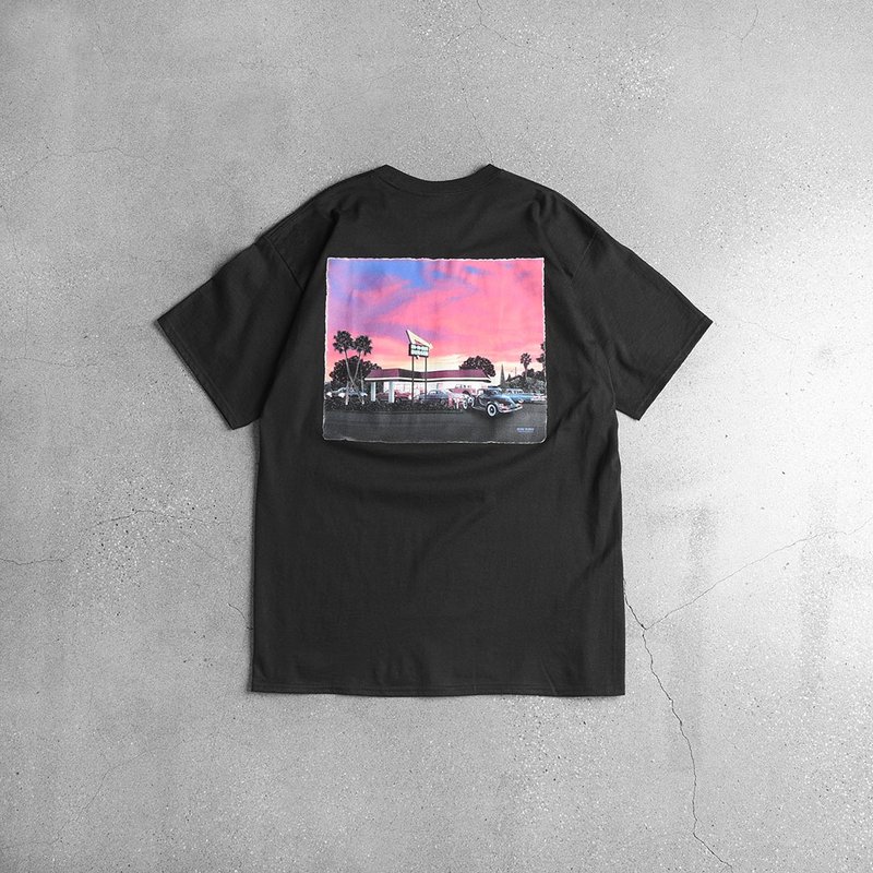 IN-N-Out tee / 古漾 - 帽T/大學T - 棉．麻 黑色