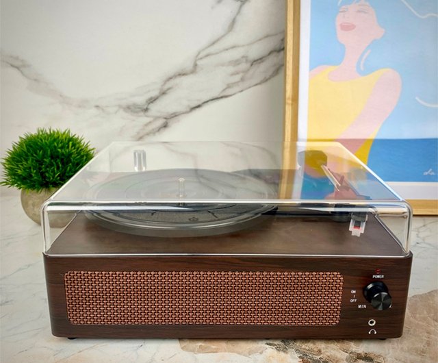 レコードプレーヤー型掛時計 Amazon.co.jp: [東京Deco] 多機能 ポータブル レトロ レコード