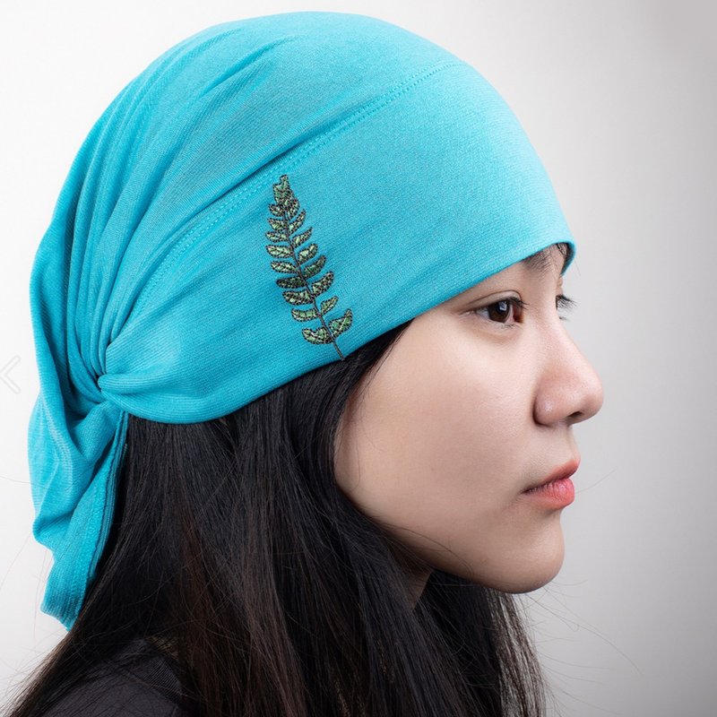 Fern-Ultra lightweight graphene neck scarf - หมวก - ไฟเบอร์อื่นๆ สีเขียว