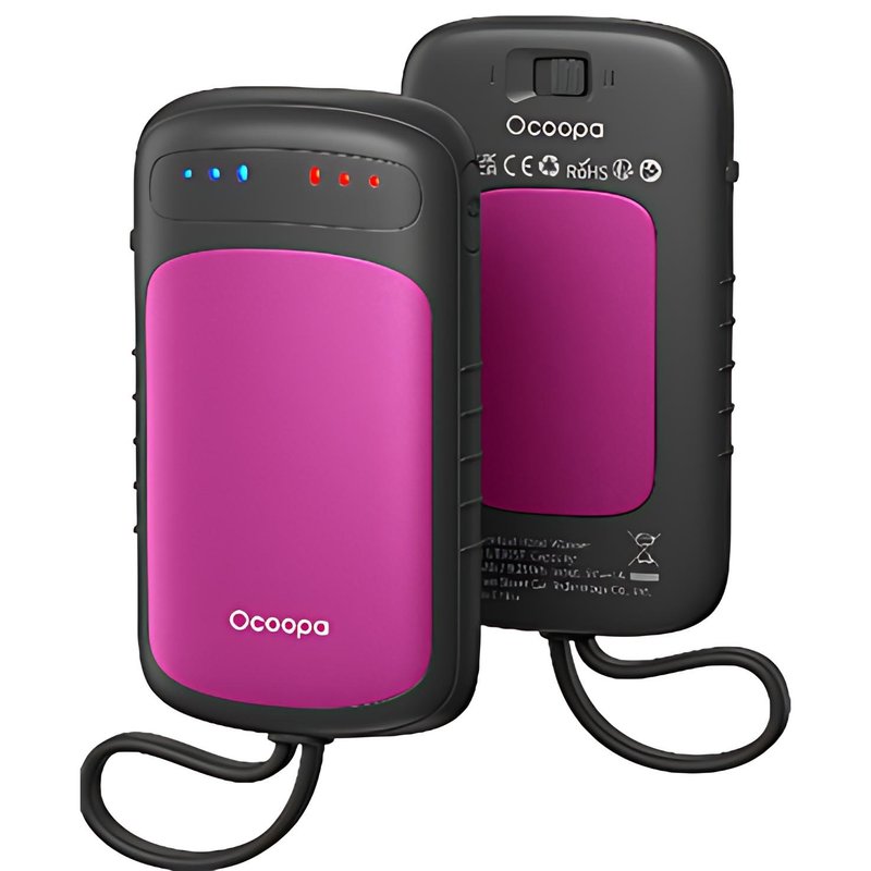 雙面速熱暖手寶 │ Ocoopa UT5 Douheat│前後發熱暖蛋-玫瑰紅 - 其他 - 其他金屬 