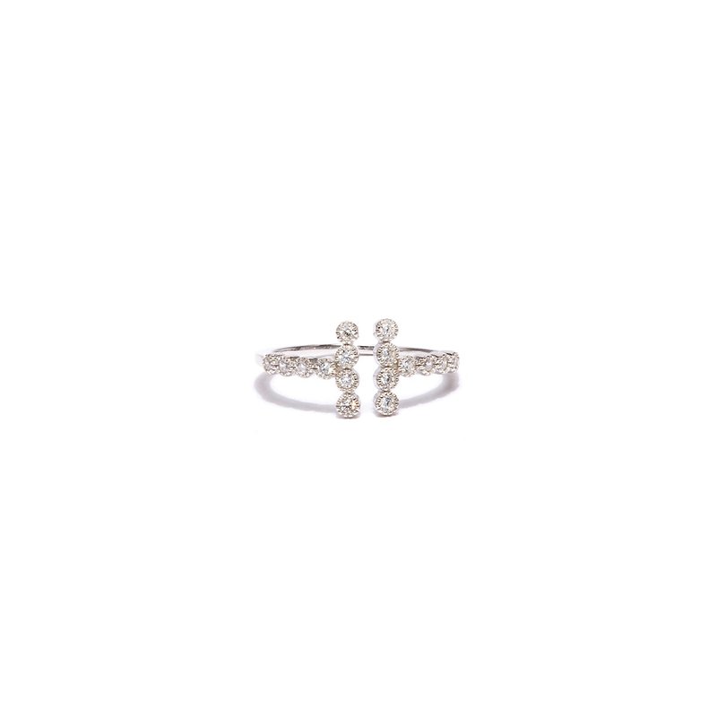 【Lalune】||Pisces|| Zodiac sign ring - General Rings - Silver Silver