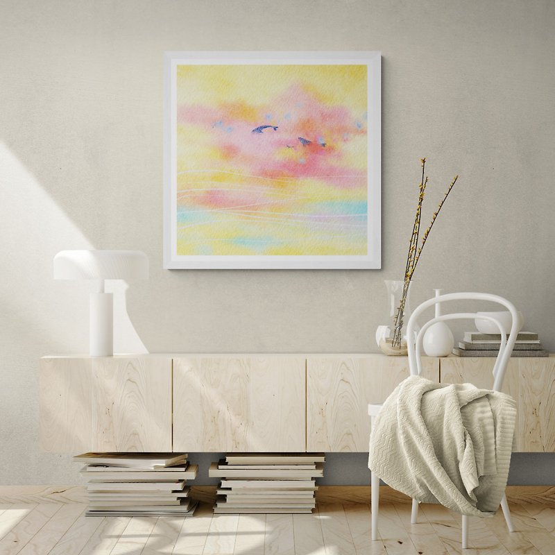 [Dream] Art Micro-spray | Home Decoration | Arrangement | Hanging Paintings | Gifts | Reproduction Paintings - โปสเตอร์ - กระดาษ หลากหลายสี