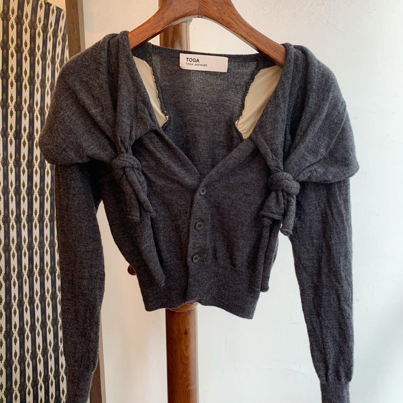 Toga Pulla cardigan - Women's Tops - Other Man-Made Fibers Gray