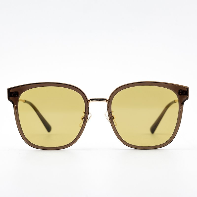 設計師款-AS03 - 眼鏡/眼鏡框 - 貴金屬 黃色