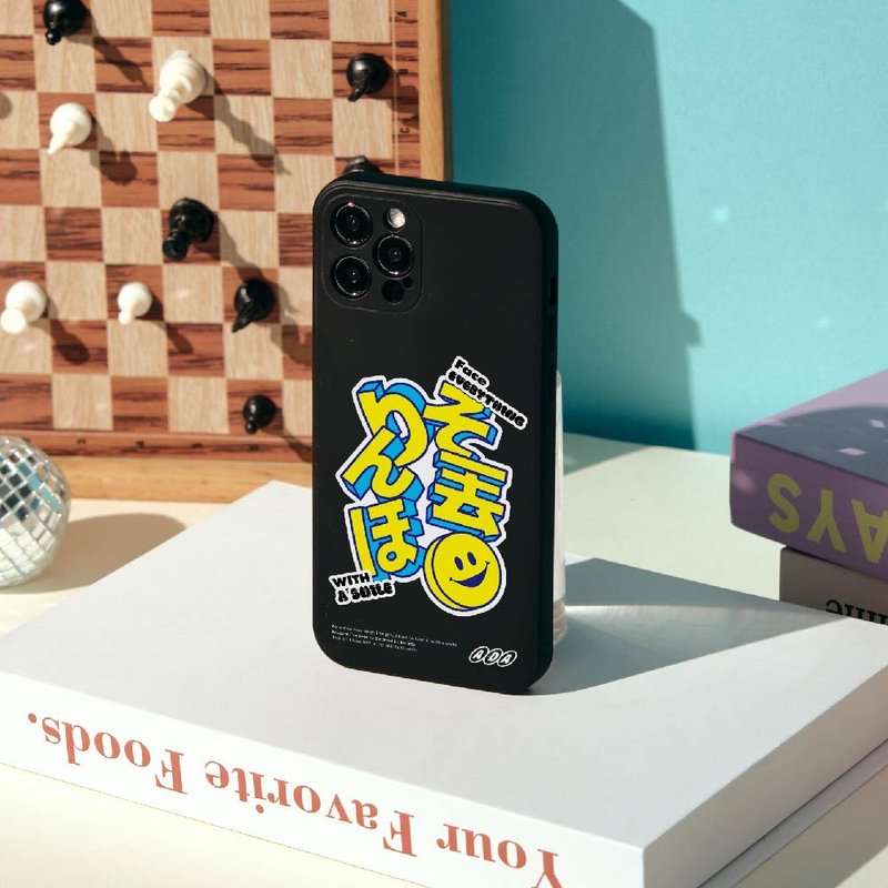 A/DA哩送丟厚純色矽膠iPhone手機殼 - 手機殼/手機套 - 矽膠 黑色