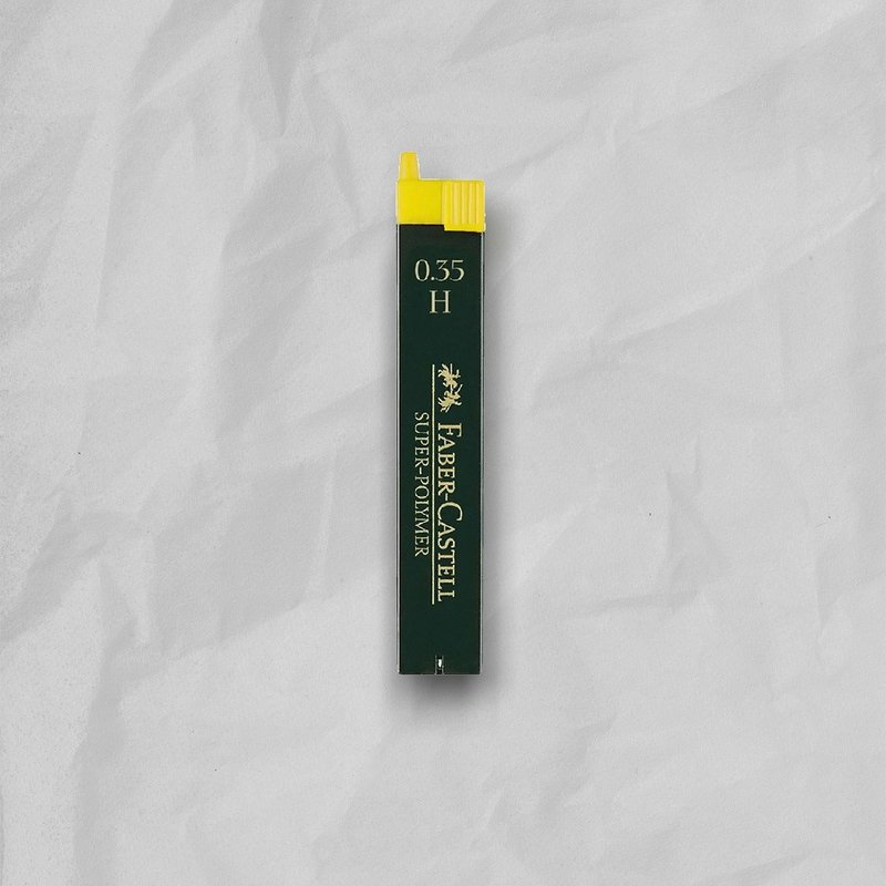 【Faber-Castell】自動鉛筆芯 H 0.35mm-12支裝 --5入(原廠正貨) - 其他 - 其他材質 黑色