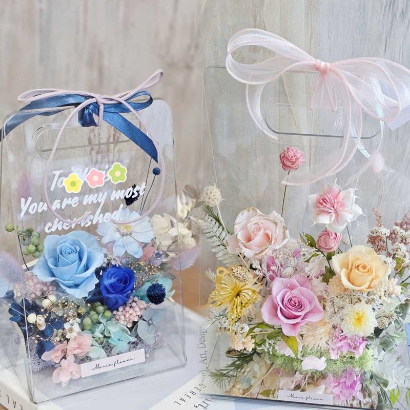 ||Course|| Beginners can make gifts of their own choice with hand-held flowers and grass display window customized text Banqiao - จัดดอกไม้/ต้นไม้ - พืช/ดอกไม้ 