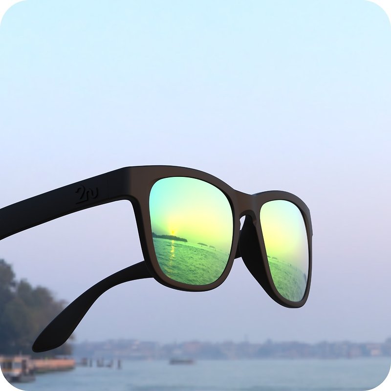 Fancy Performance Sunglasses - แว่นกันแดด - พลาสติก สีเขียว