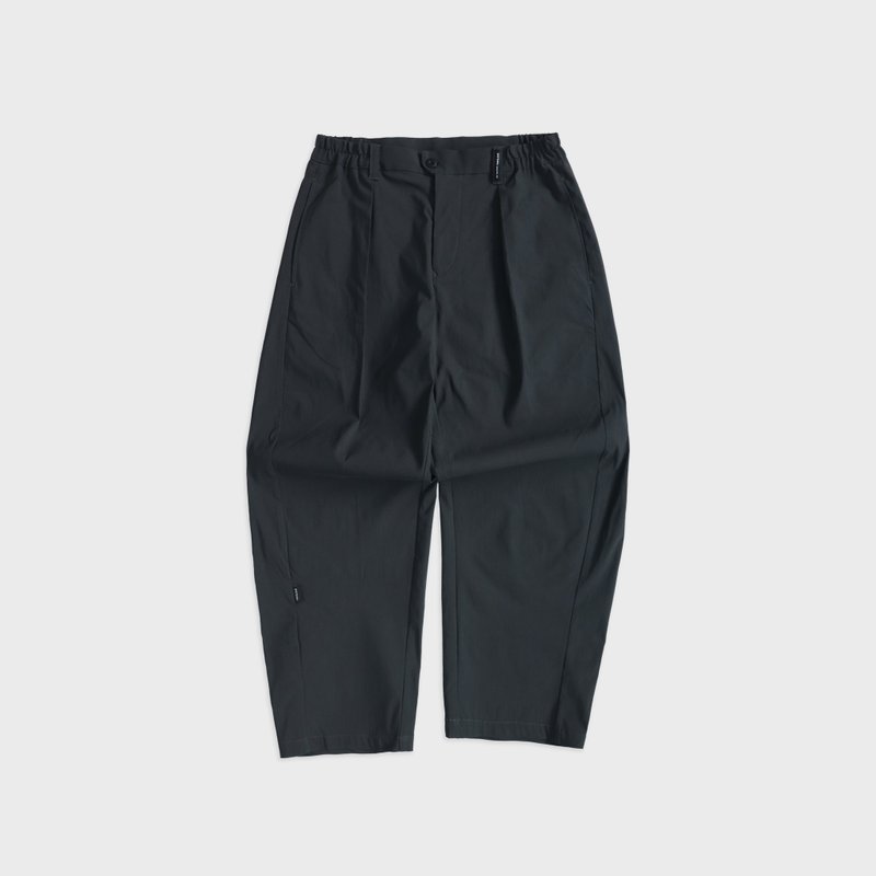 DYCTEAM - RAYON Nylon 微皺肌理紋機能_弧形全長褲 - 男長褲/休閒褲 - 其他材質 灰色