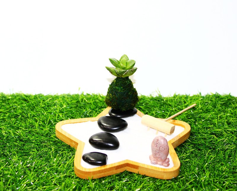 DIY hand-made material package home mini zen garden dry landscape star model (including teaching electronic file) - จัดดอกไม้/ต้นไม้ - วัสดุอื่นๆ 