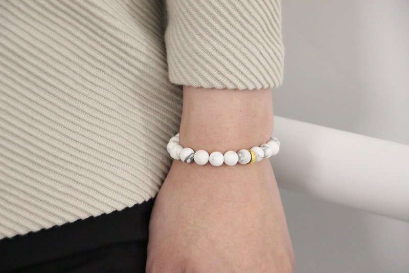 Half Collection - White - Bracelets - Sterling Silver White