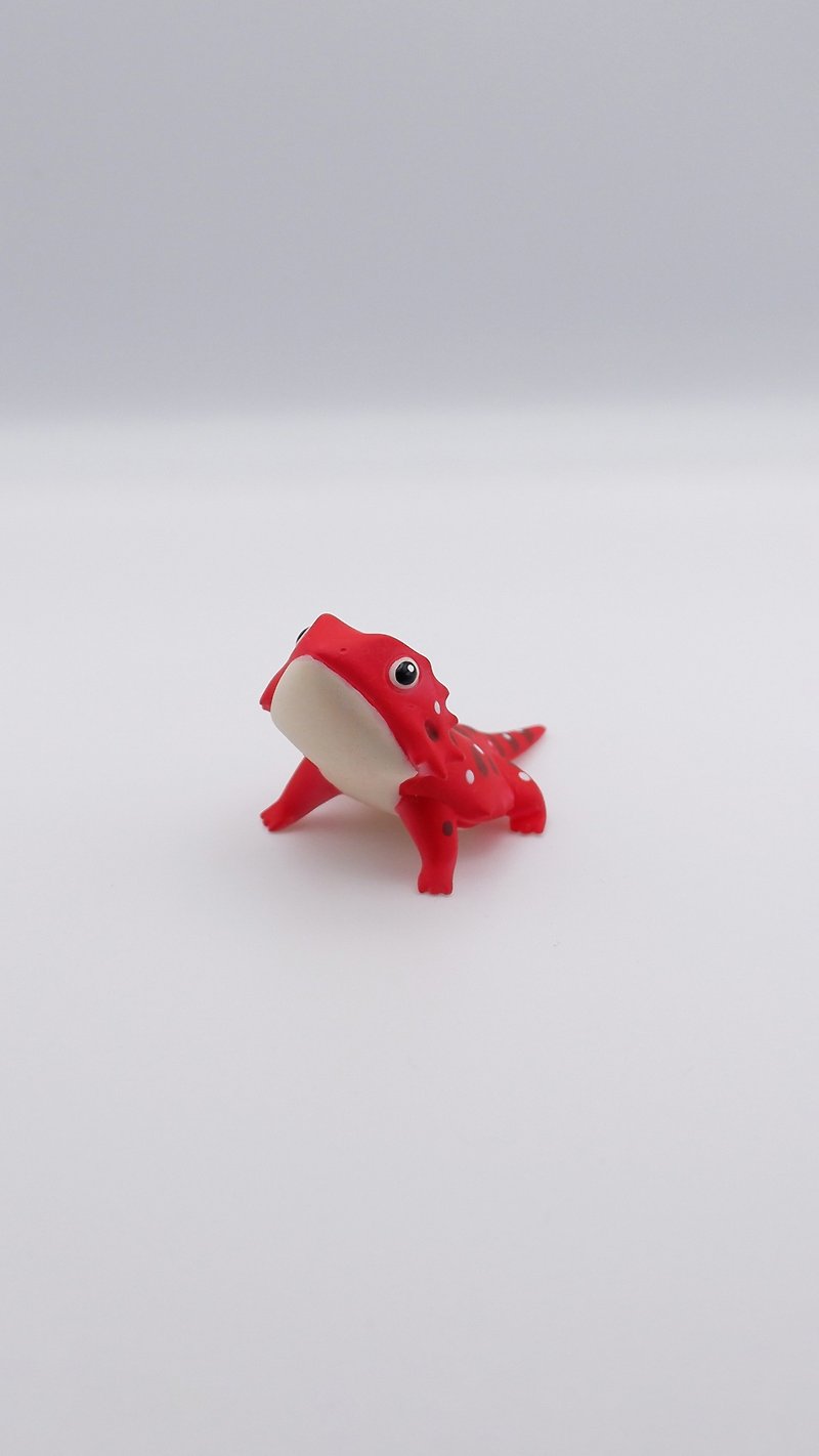 Red Bearded Dragon - ตุ๊กตา - เรซิน สีแดง