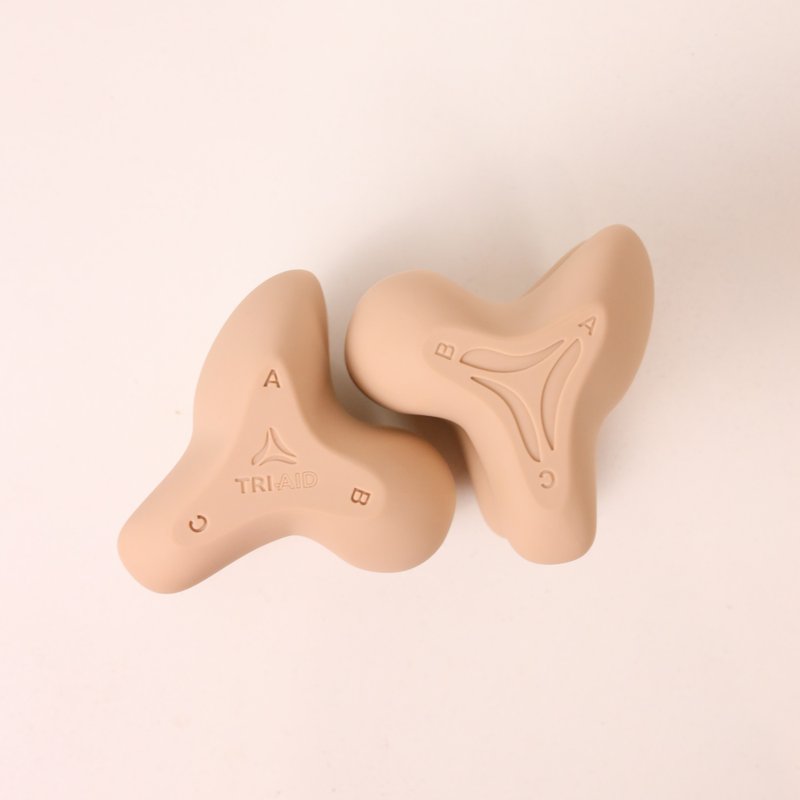 Tri-Aid 急救三角 肌筋膜舒緩按摩器 沙漠棕*2個【2入組合】 - 運動/健身器材 - 矽膠 多色