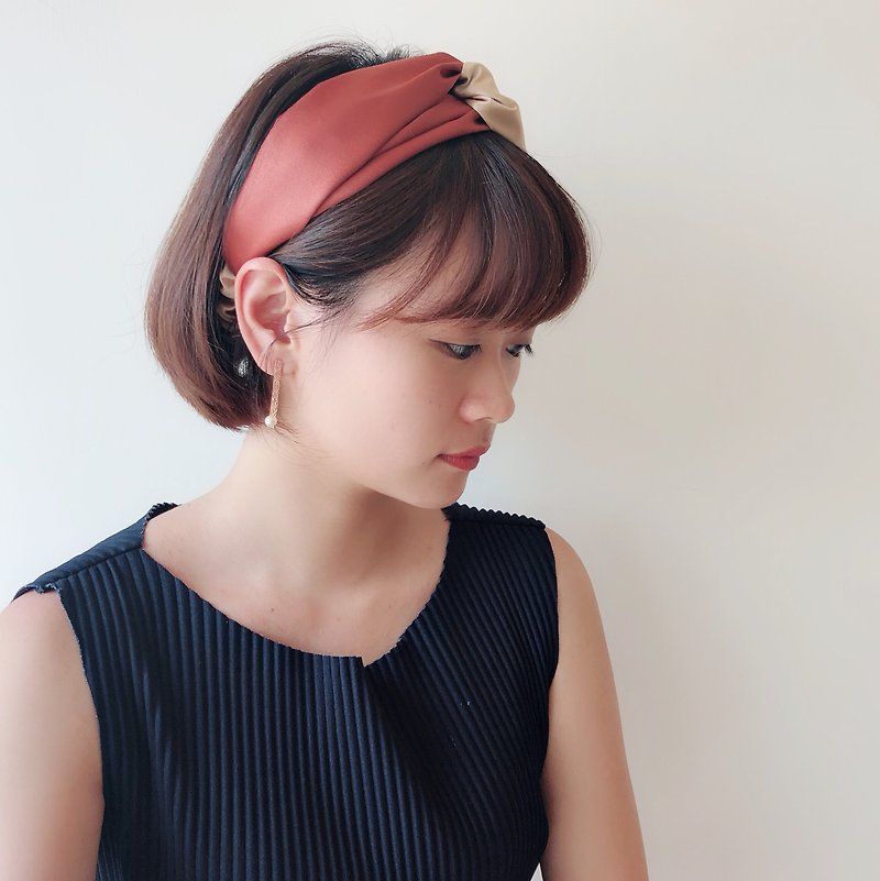 About coffee Elastic hair band - Headbands - Polyester Brown