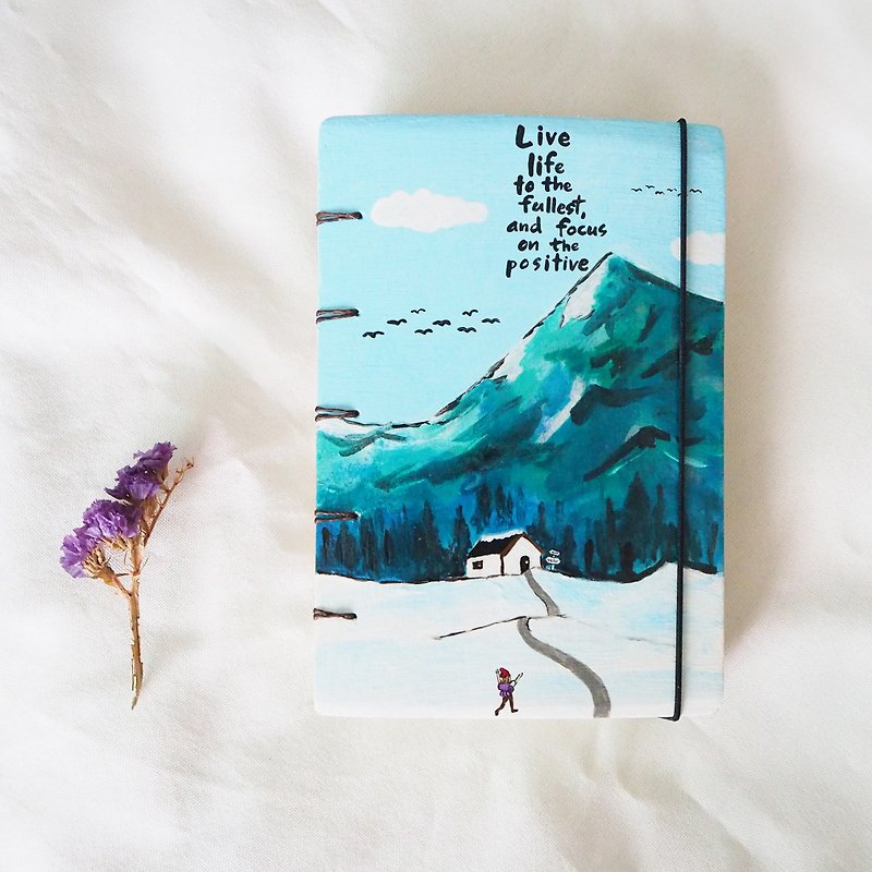 冒険が一番好きです。 - ノート・手帳 - 木製 ホワイト