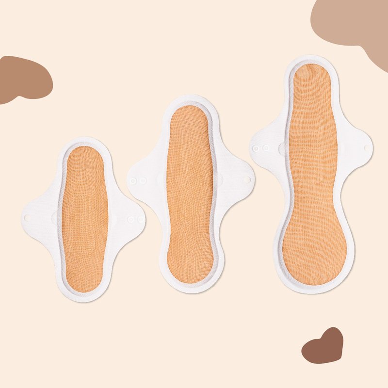 A World 1st seamless cloth menstrual pad- HOLDME PAD 24cm x4/ 28cm x5 /36cm x3 - ของใช้ส่วนตัวผู้หญิง - เส้นใยสังเคราะห์ สึชมพู