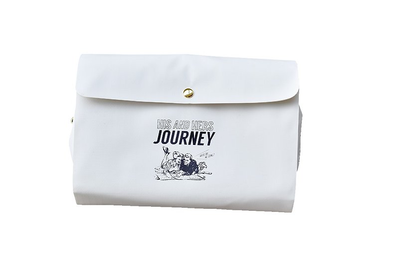 One's Journey  - トラベルストレージバッグ（ホワイト） - 収納用品 - ポリエステル ホワイト