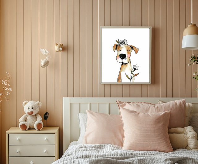 花犬物語 No. 1 ヒーリングアート ジークレー イラスト かわいい