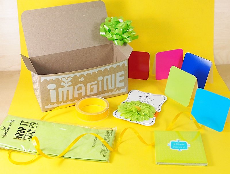 Hallmark 包材驚喜盒 - 包裝材料 - 紙 綠色
