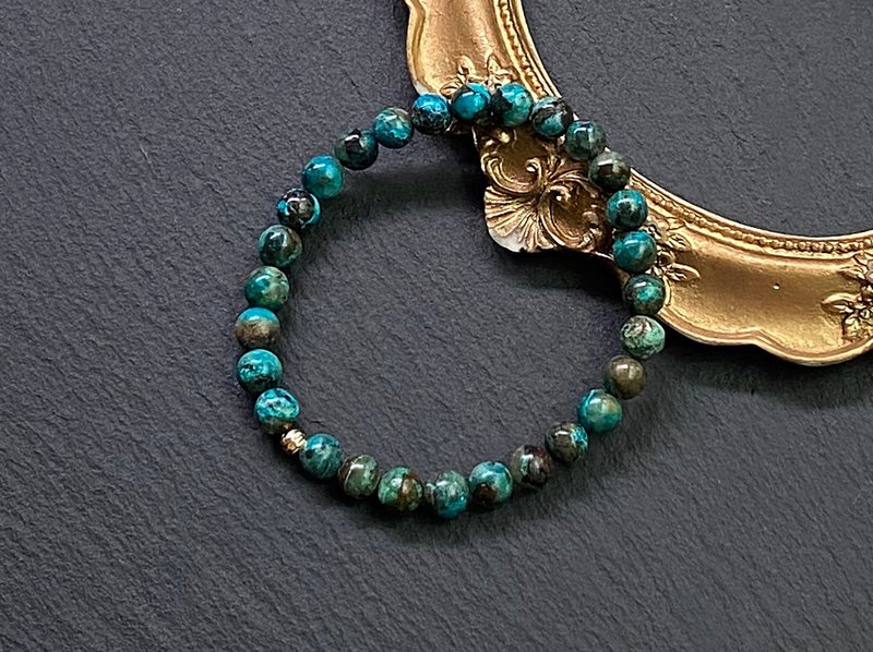 Inspire Creativity Guardian-Phoenix Stone 14k Gold Plated Bracelet Customized Bracelet - สร้อยข้อมือ - หิน หลากหลายสี