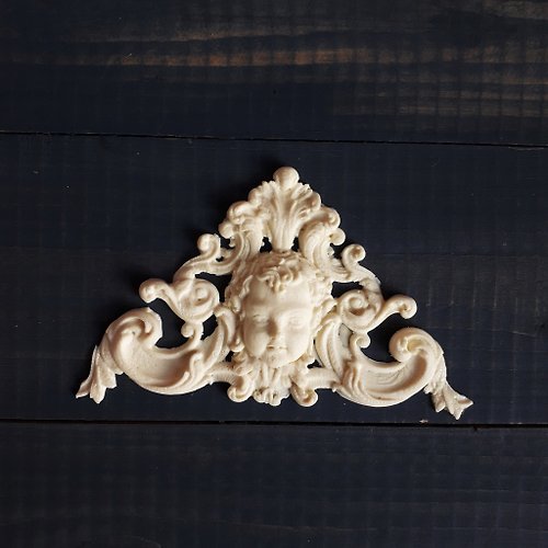 BlueIsland Furniture applique Ornate onlay trim supplies, Antique Embellishment 105*135mm