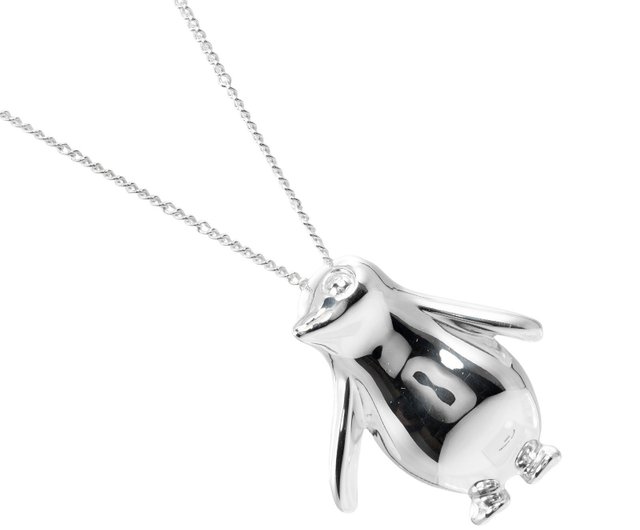美品 ティファニー ネックレス ペンギン シルバー 925 美品 ティファニー ペンギン ネックレス シルバー 925 社外チェーン
