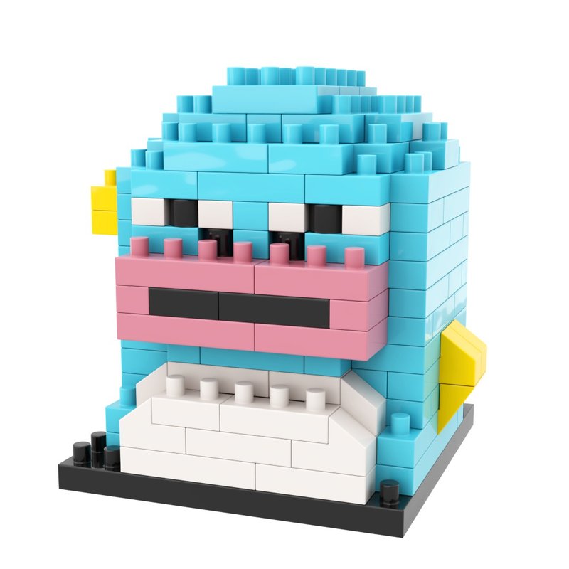 Archbrick x Sleeping Pen Uncle Fish Brick Nanoblock - ตุ๊กตา - พลาสติก หลากหลายสี