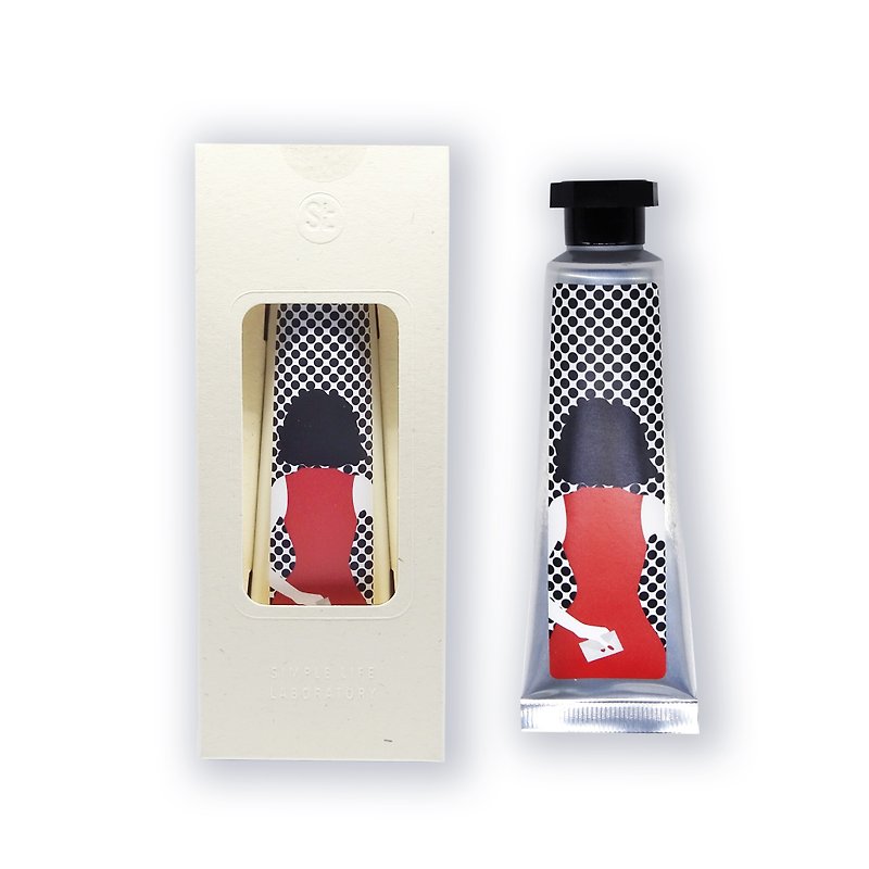 Illustration Fragrance Hand Cream / Red and Black Series / Secret (Rose Provence) - Nail Care - Other Materials Red