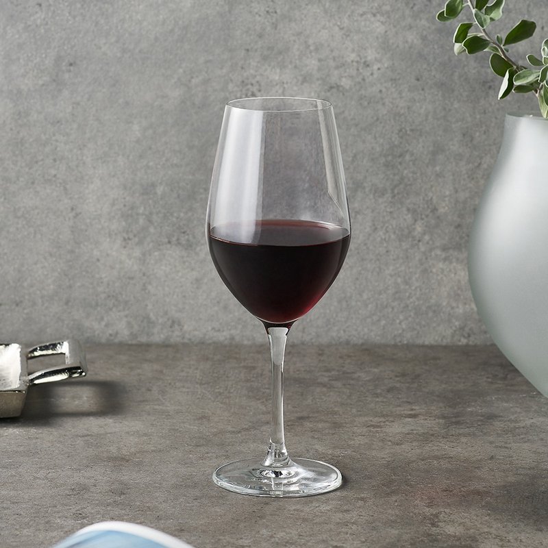 Lucaris Lead-Free Crystal Cabernet Red Wine Glass 480ml Tokyo Collection - Cups - Glass Transparent