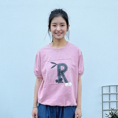 花木馬幸福造夢鋪 Hana Mokuba 圓領印花公主袖收口上衣