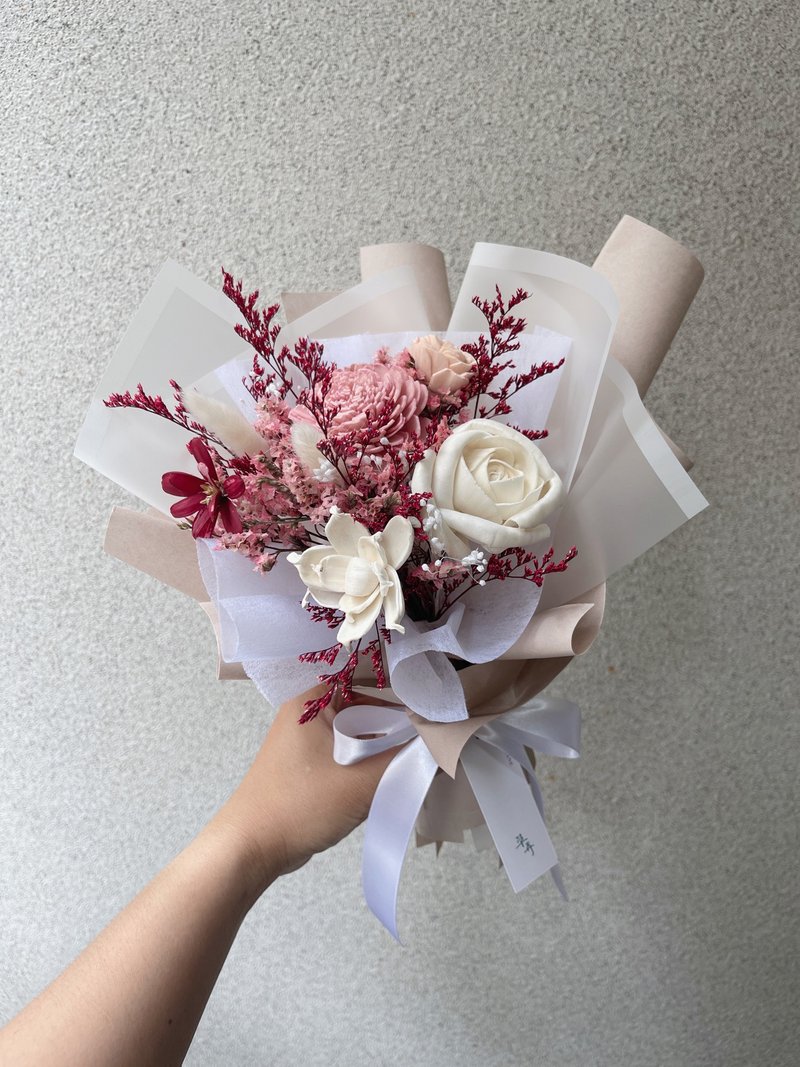 【艸弄Garden Lane Floral】莓果蛋糕/情人節花禮/公證小花束 - 乾燥花/永生花 - 植物．花 