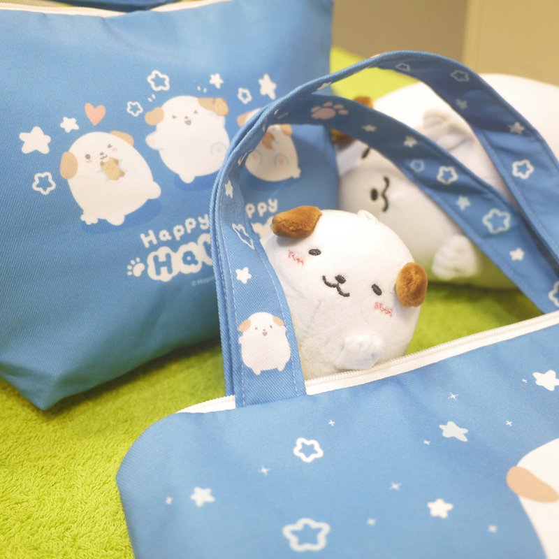 Zipper lunch bag / sky full of stars - กระเป๋าถือ - เส้นใยสังเคราะห์ 