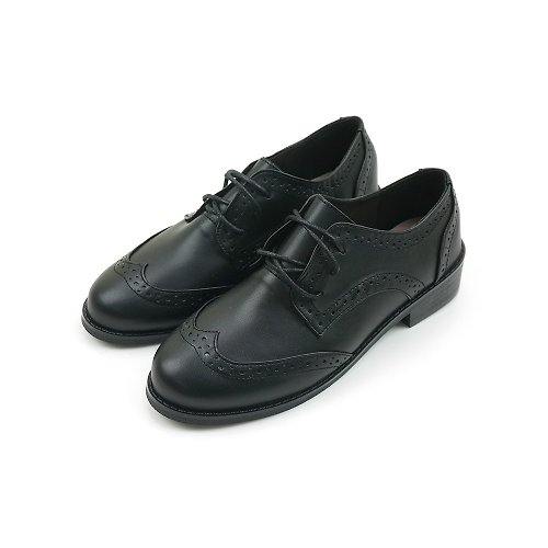 Material瑪特麗歐 牛津鞋 加大尺碼綁帶復古紳士鞋 TG52842