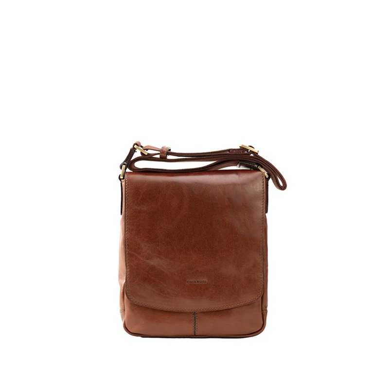 CHIARUGI NEW CLASSIC CROSSBODY BAG - Messenger Bags & Sling Bags - Genuine Leather Brown