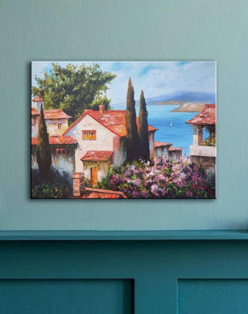 PaintingsFromIrina 海 油畫 裝飾畫 花畫 風景掛畫 裝飾畫 居家生活