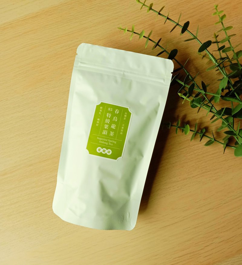 【經濟包】特級果韻春烏龍茶_15入立體茶包_輕爽回甘甜香的春茶 - 茶葉/茶包/水果茶 - 植物．花 綠色