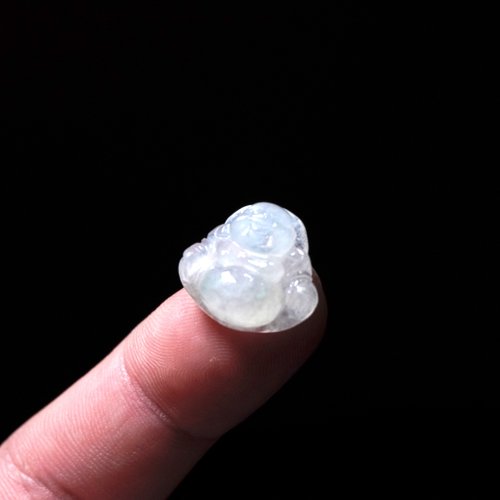瓔珞翡翠 冰種翡翠精雕彌勒佛 | 天然緬甸玉翡翠A貨 | 送禮