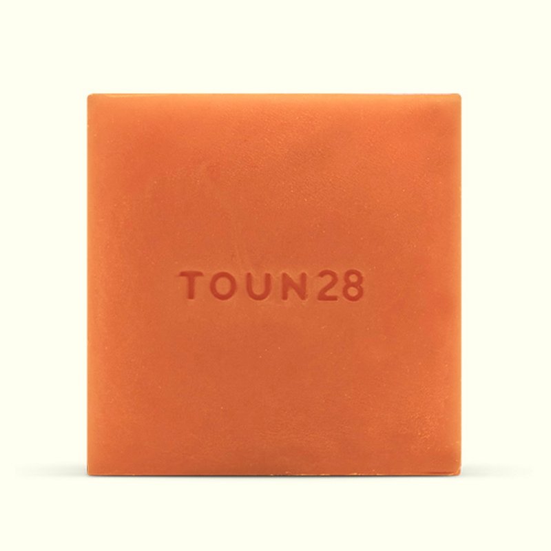 TOUN28沐浴餅-S23葡萄柚+胡蘿蔔素100g |無皂鹼 使肌膚水潤彈力 - 沐浴乳/沐浴用品 - 濃縮/萃取物 橘色