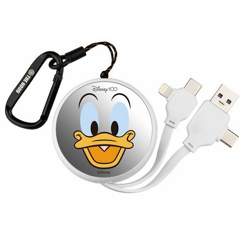 Disney 100th Donald Duck Multi PD Fast Charging Cable Lightning to Type C 5532 - Chargers & Cables - Other Materials White